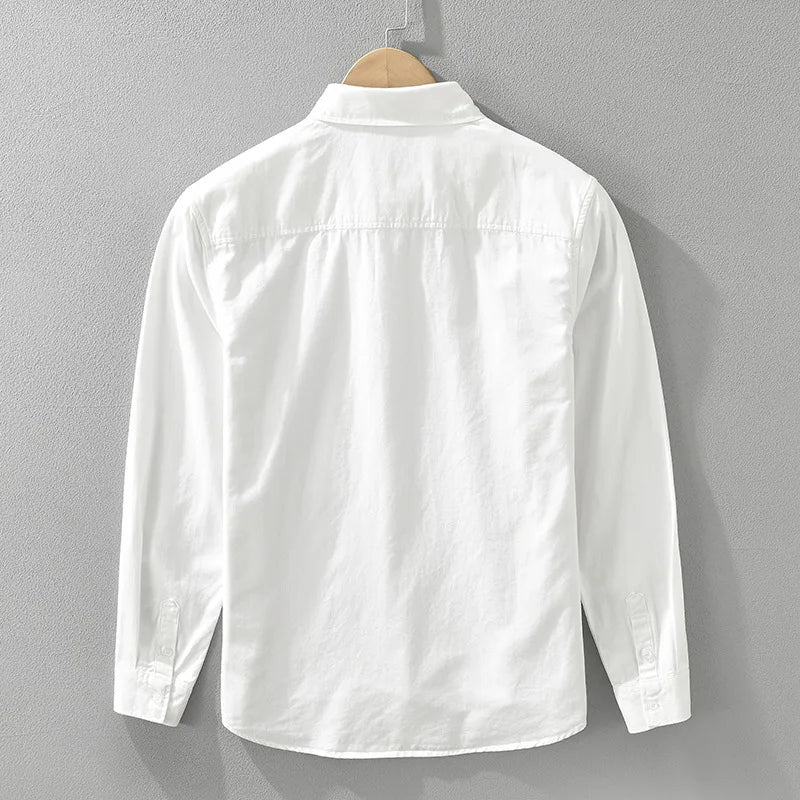 Spring Cotton Long Sleeve Shirt