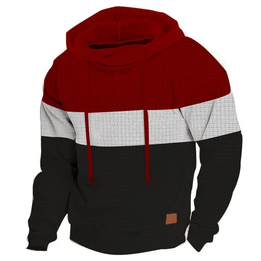 Urban Edge Color Block Hoodie