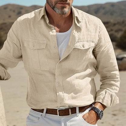 BreezeFit Linen Shirt – Men’s Summer Style