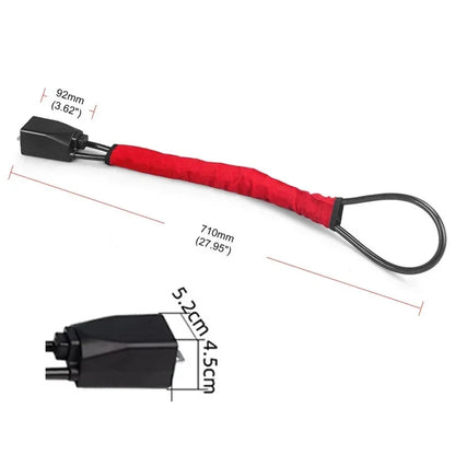 Bloqueo de Volante con Cinturón de Seguridad Universal – Dispositivo Antirrobo de Cable de Acero