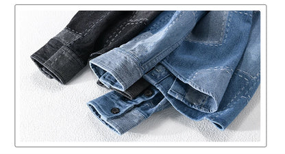 Men’s Transitional Shirt Jacket – Denim Style