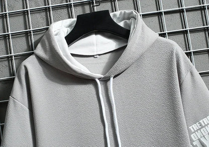 Street Style Short Sleeve Hoodie