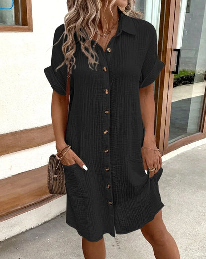 Boho V-Neck Holiday Dress