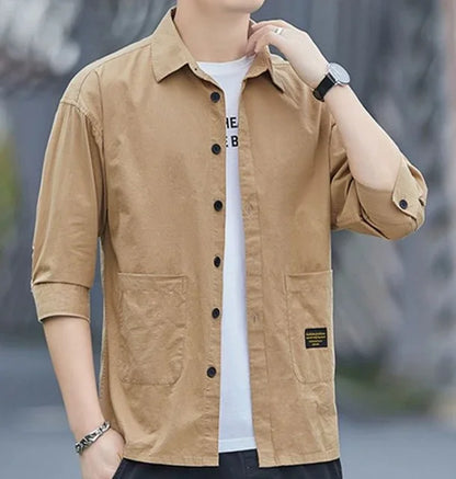 ModWear Collared Shirt – Blue Cargo Look