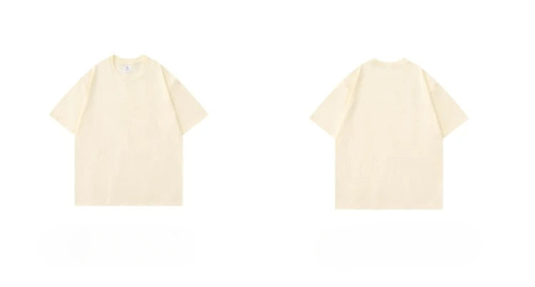 Beige Heavyweight Cotton Tee