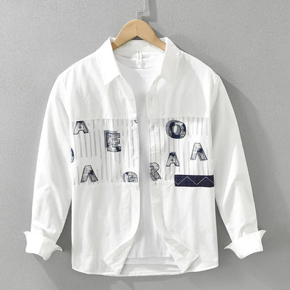 Spring Cotton Long Sleeve Shirt