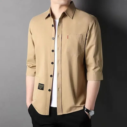 ModWear Collared Shirt – Blue Cargo Look