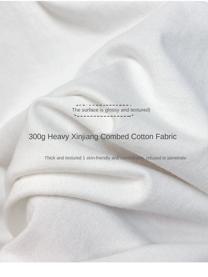 Beige Heavyweight Cotton Tee