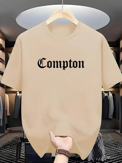 Casual Compton Letter Tee