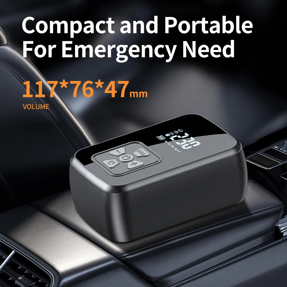 Smart Portable Tire Inflator – 150 PSI Digital Air Compressor with Fast Inflation