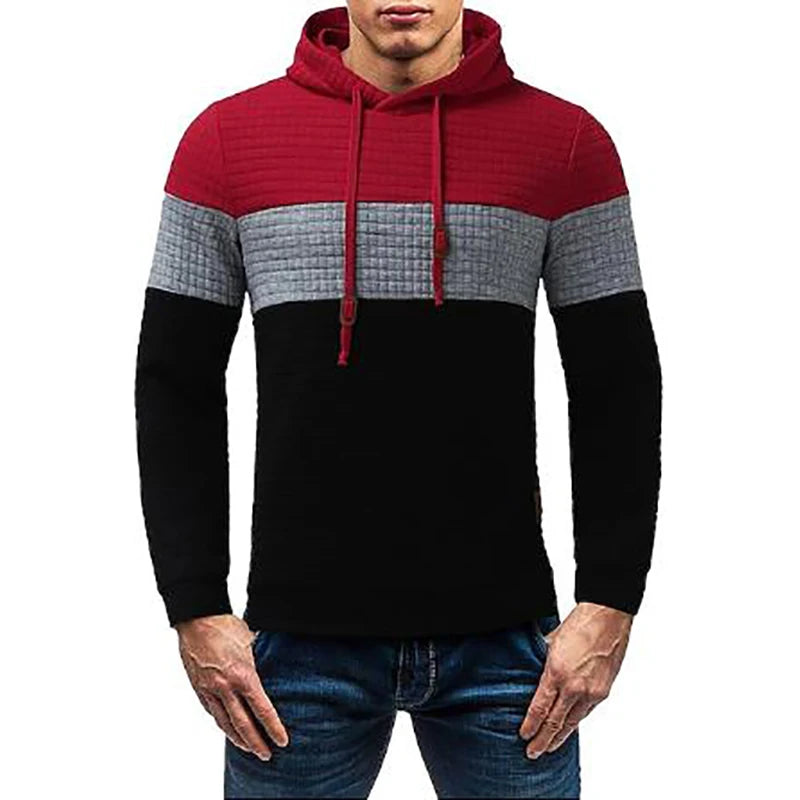 Urban Edge Color Block Hoodie