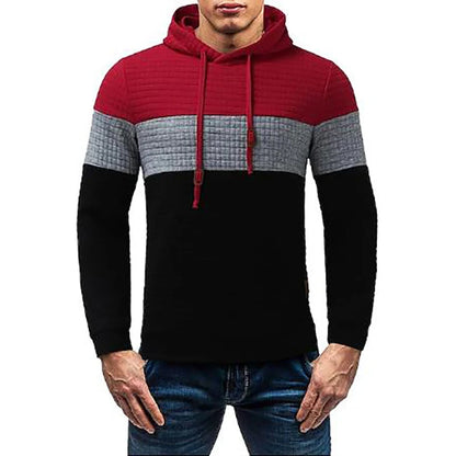 Urban Edge Color Block Hoodie